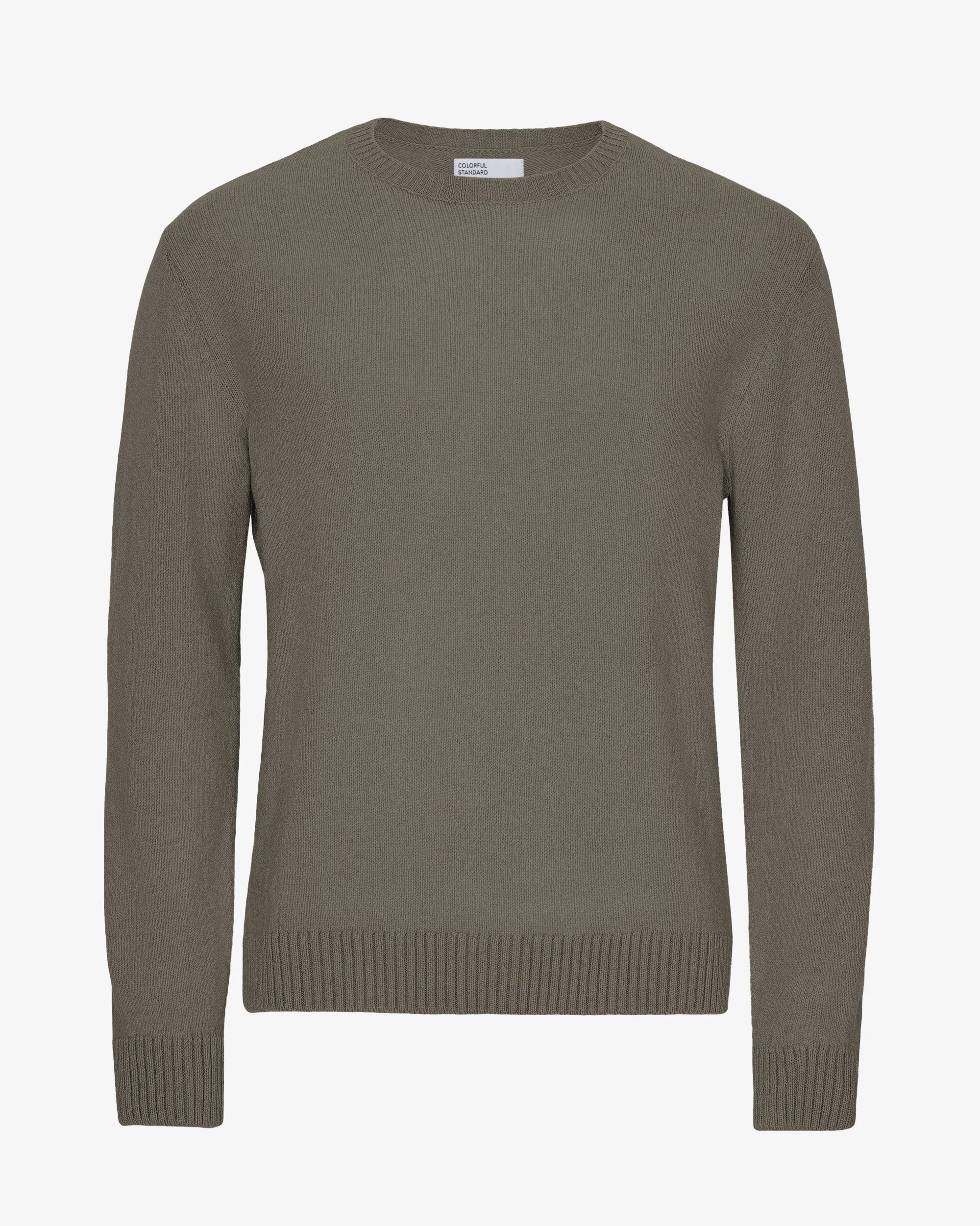 Classic Merino Wool Crew - Dusty Olive