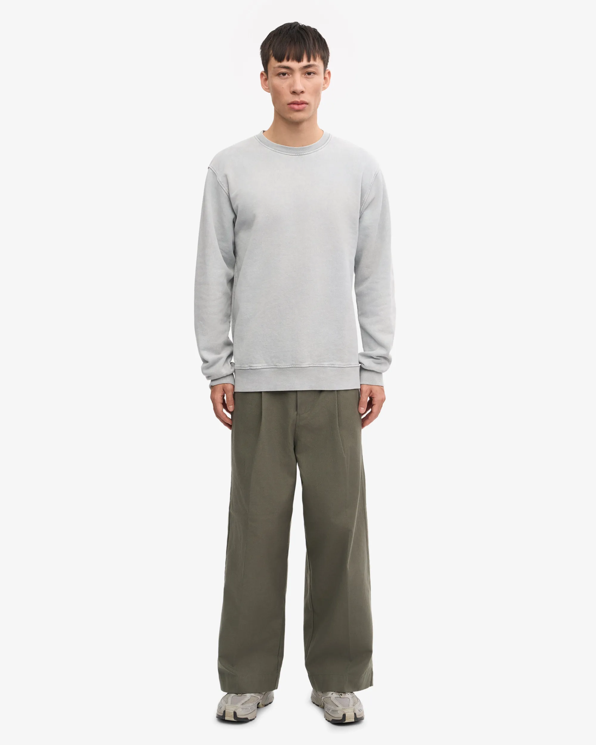 Classic Organic Crew - Faded Grey