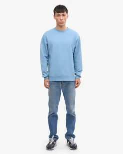 Classic Organic Crew - Seaside Blue