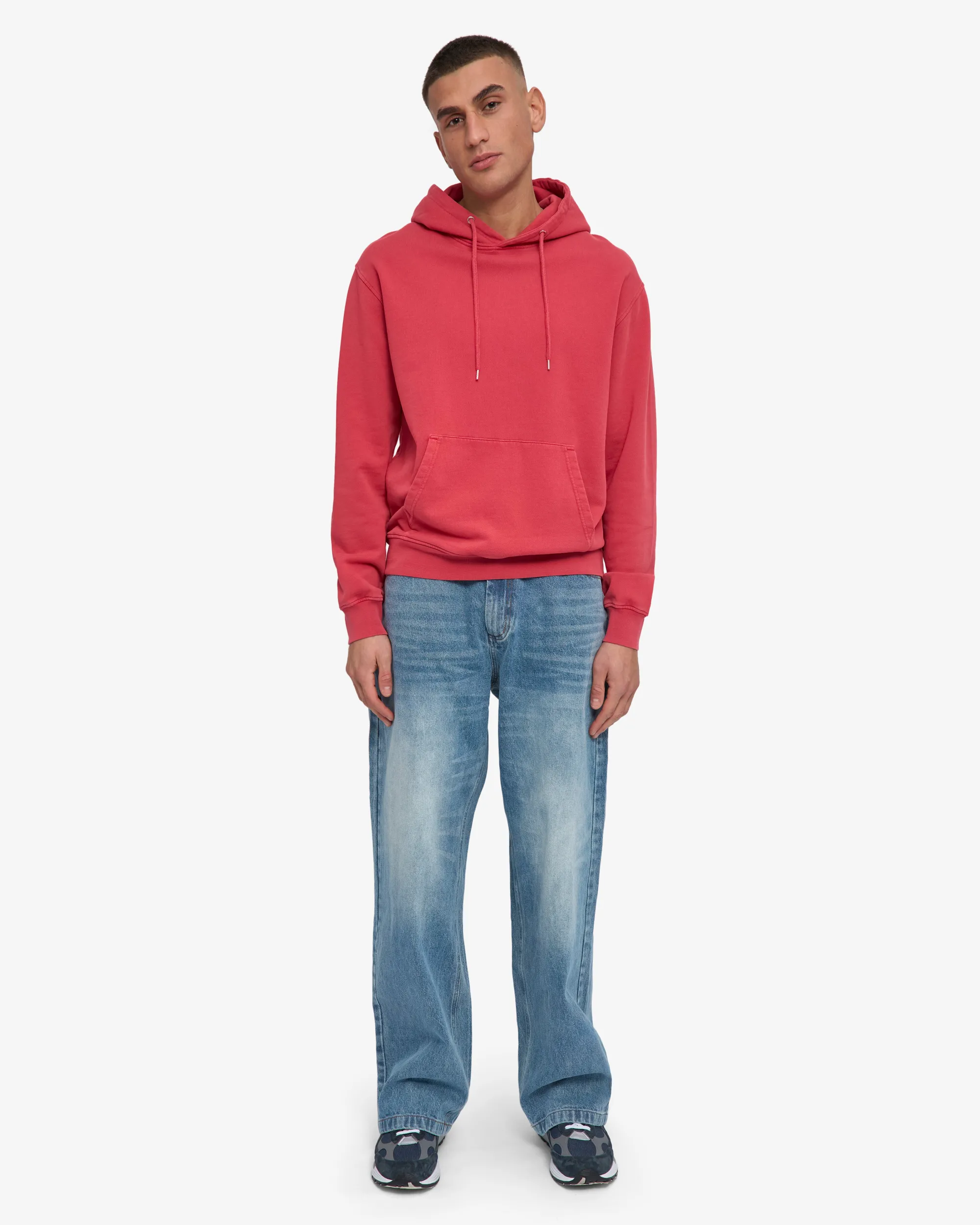 Classic Organic Hood - Faded Red