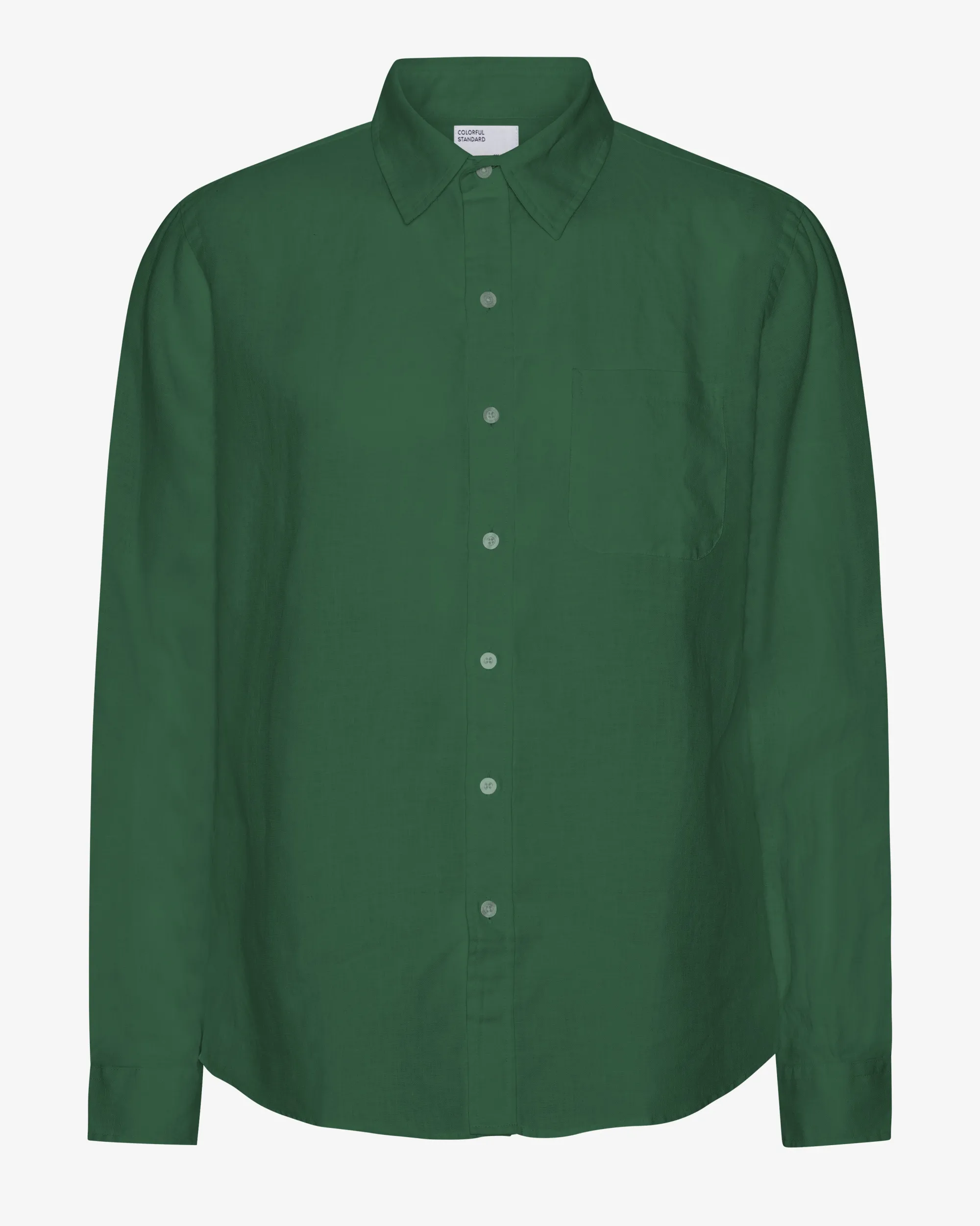 Linen Shirt - Emerald Green