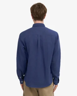 Linen Shirt - Petrol Blue