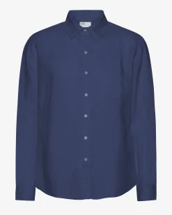 Linen Shirt - Petrol Blue