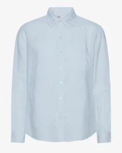 Linen Shirt - Polar Blue