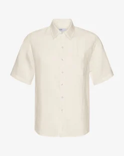 Linen SS Shirt - Ivory White