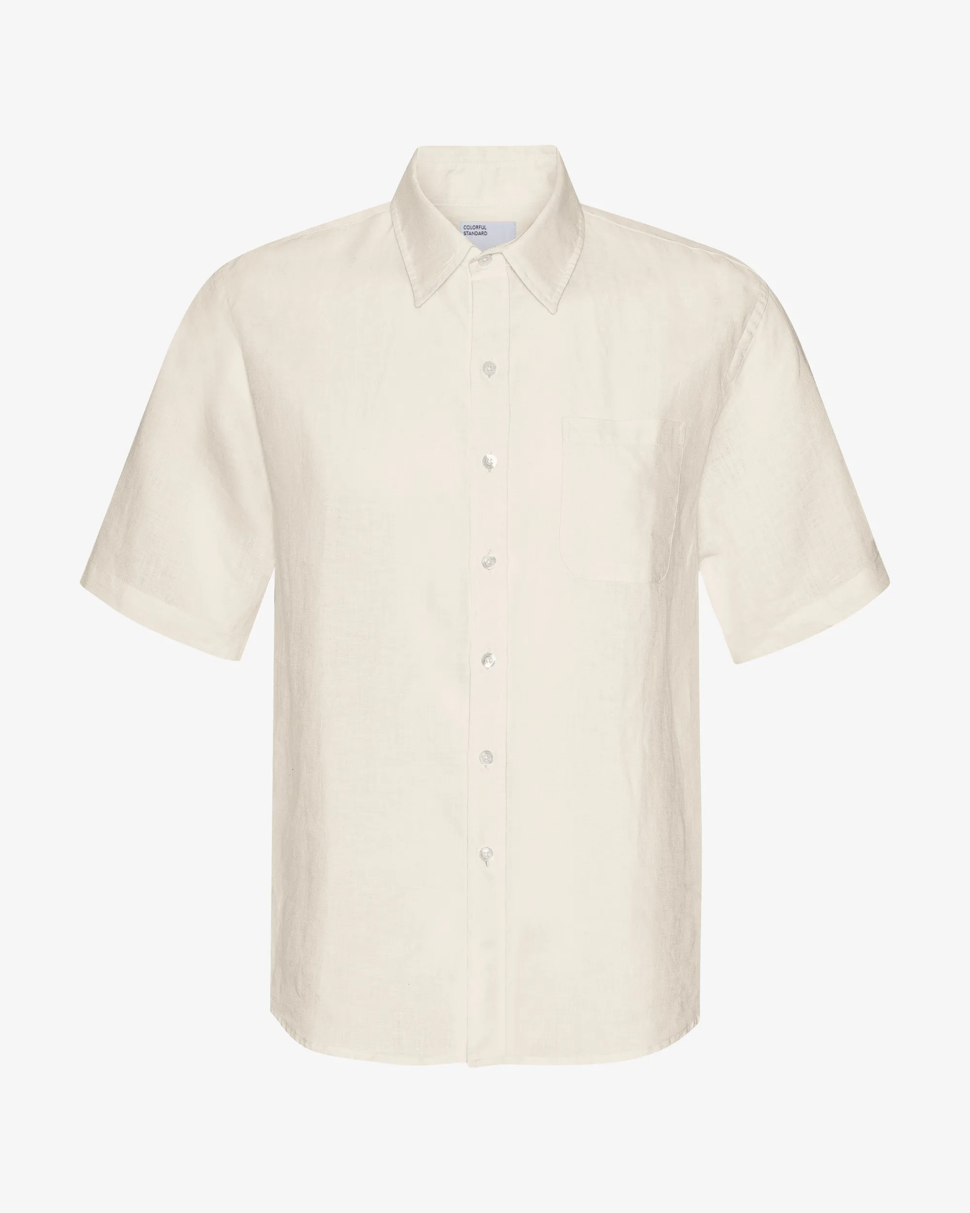 Linen SS Shirt - Ivory White
