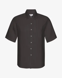 Linen SS Shirt - Lava Grey