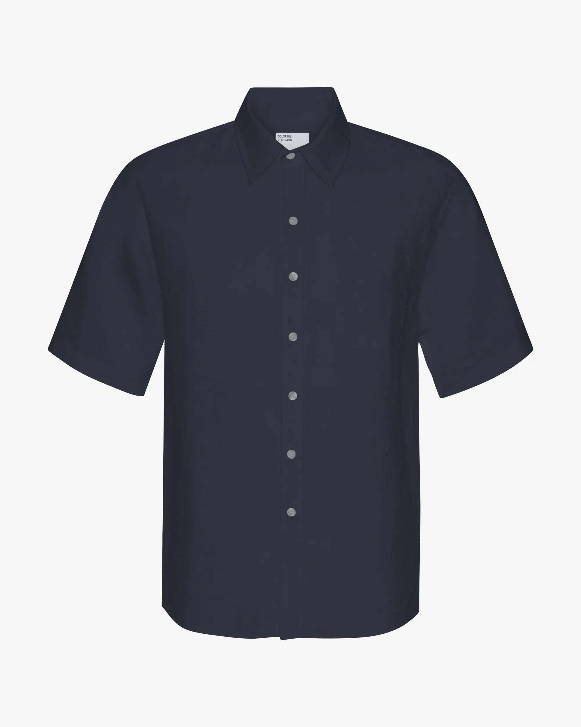 Linen SS Shirt - Navy Blue