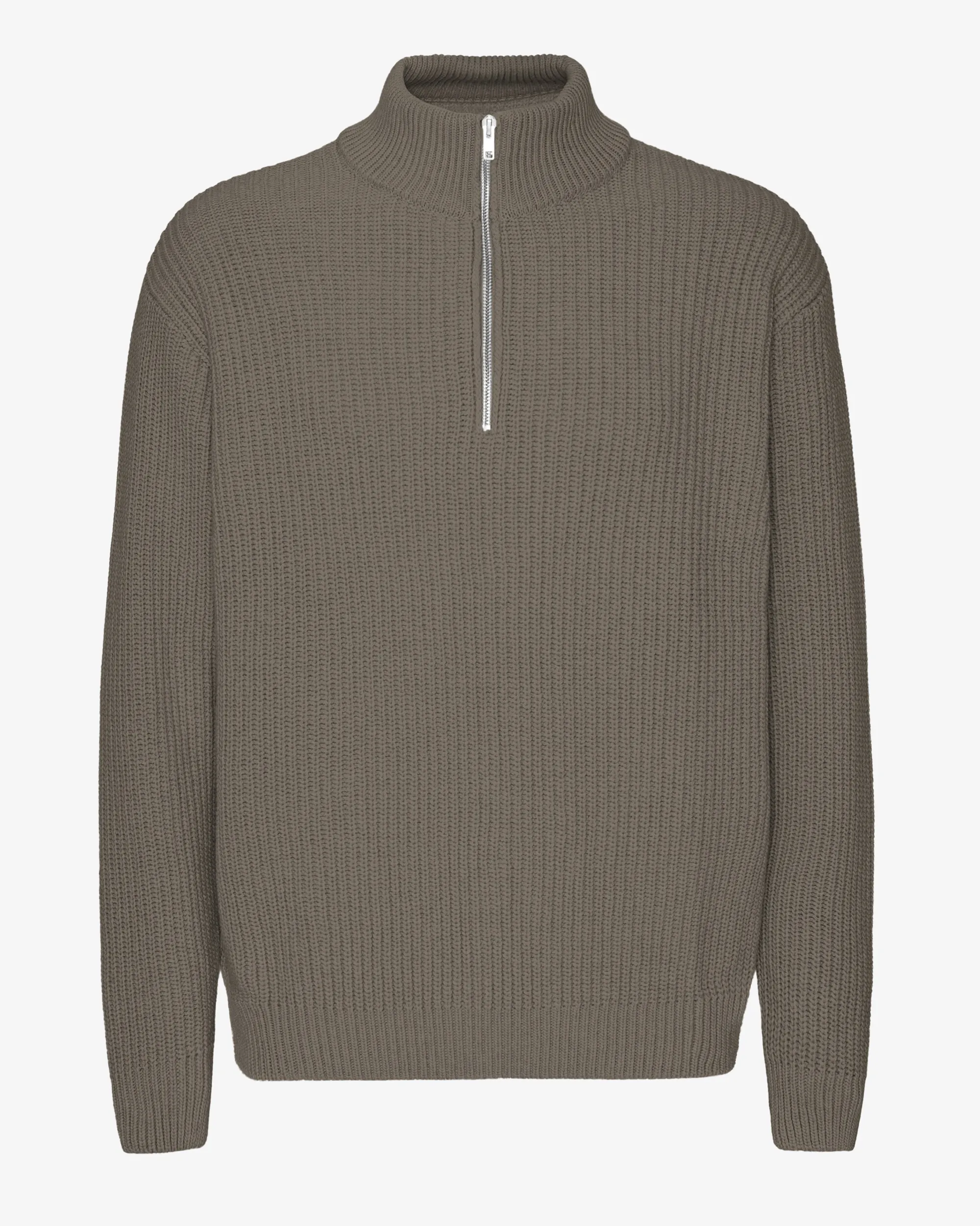 Merino Quarter Zip - Dusty Olive