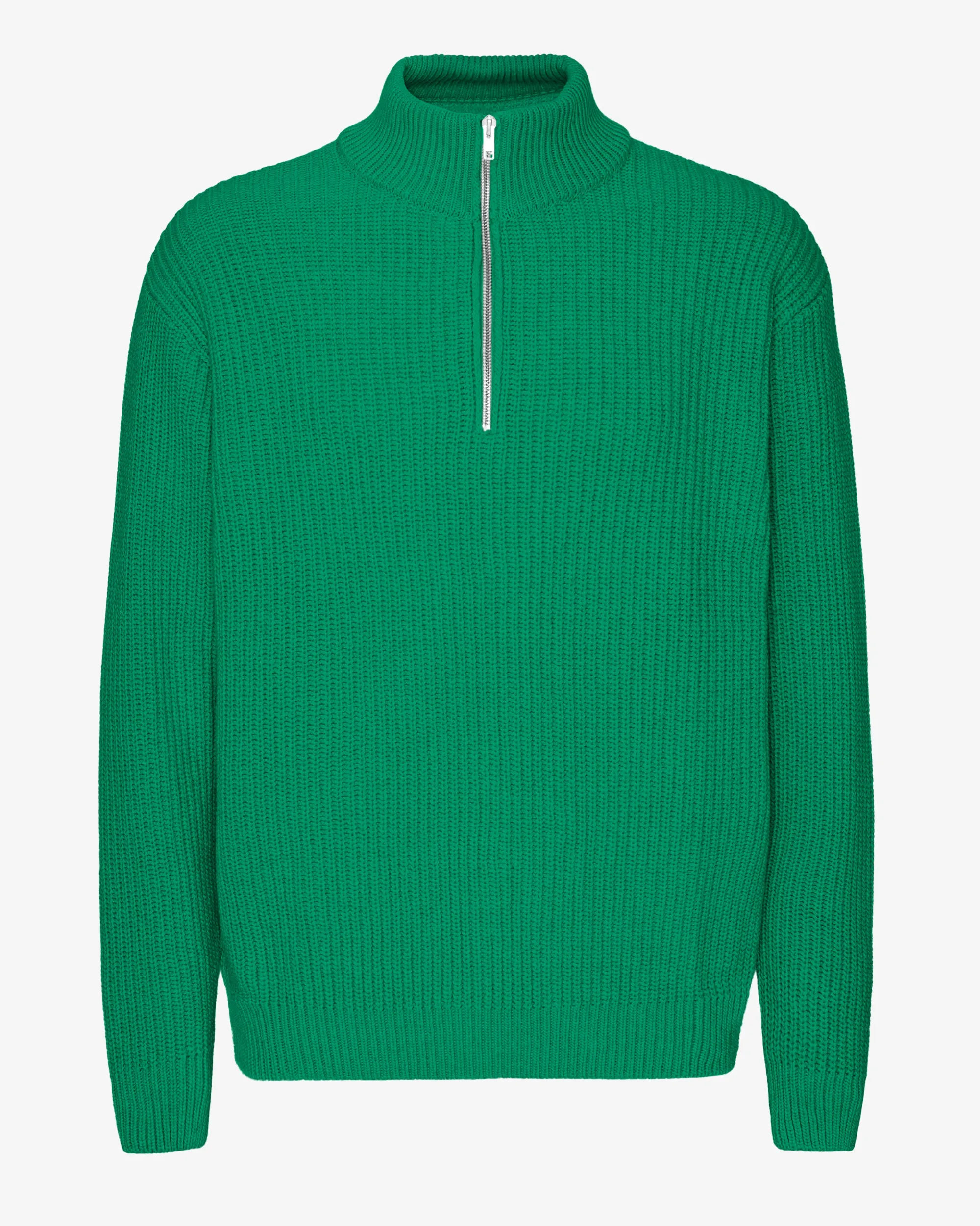 Merino Quarter Zip - Kelly Green