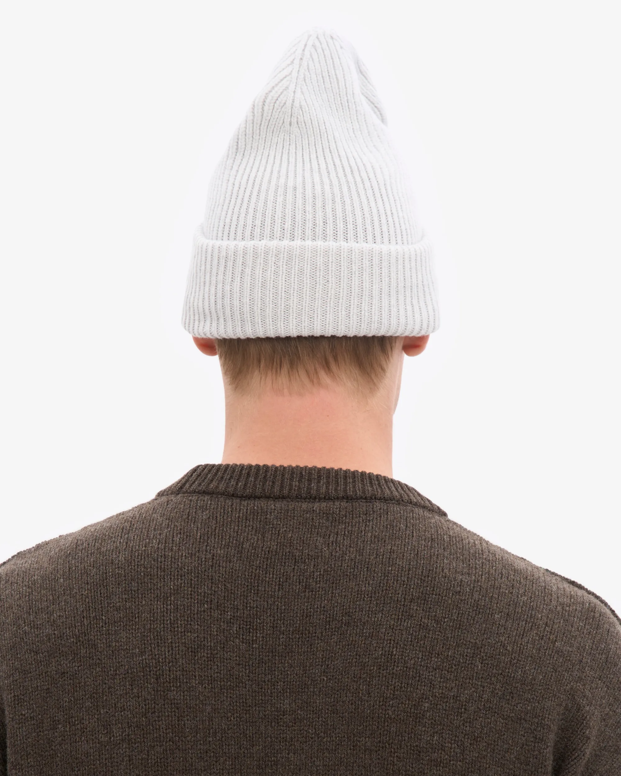 Merino Wool Hat - Snow Melange