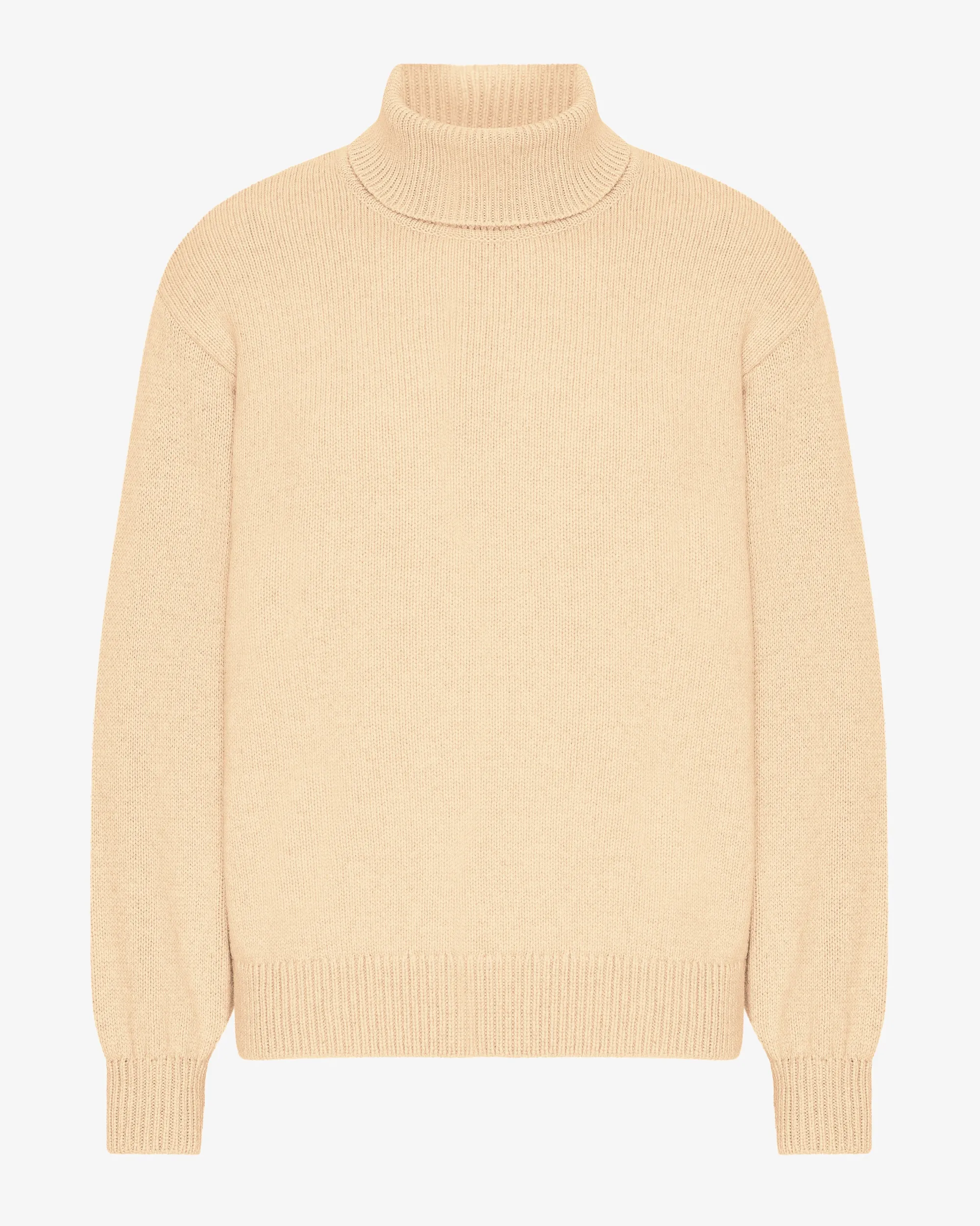 Merino Wool Turtleneck - Soft Yellow