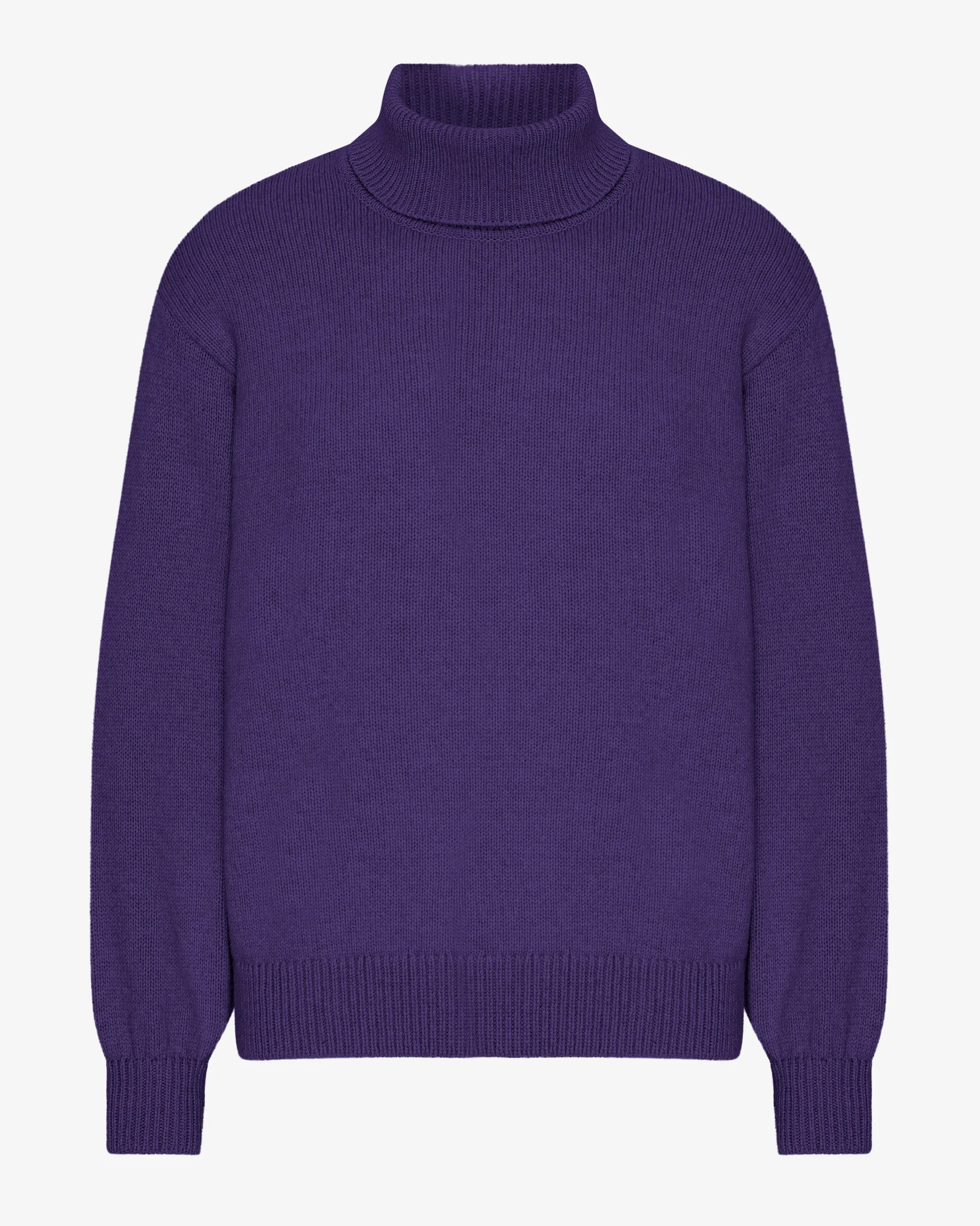 Merino Wool Turtleneck - Ultra Violet