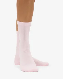 Organic Active Sock - Faded Pink