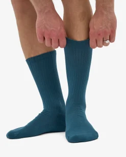 Organic Active Sock - Ocean Green