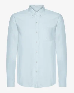 Organic Button Down Shirt - Polar Blue