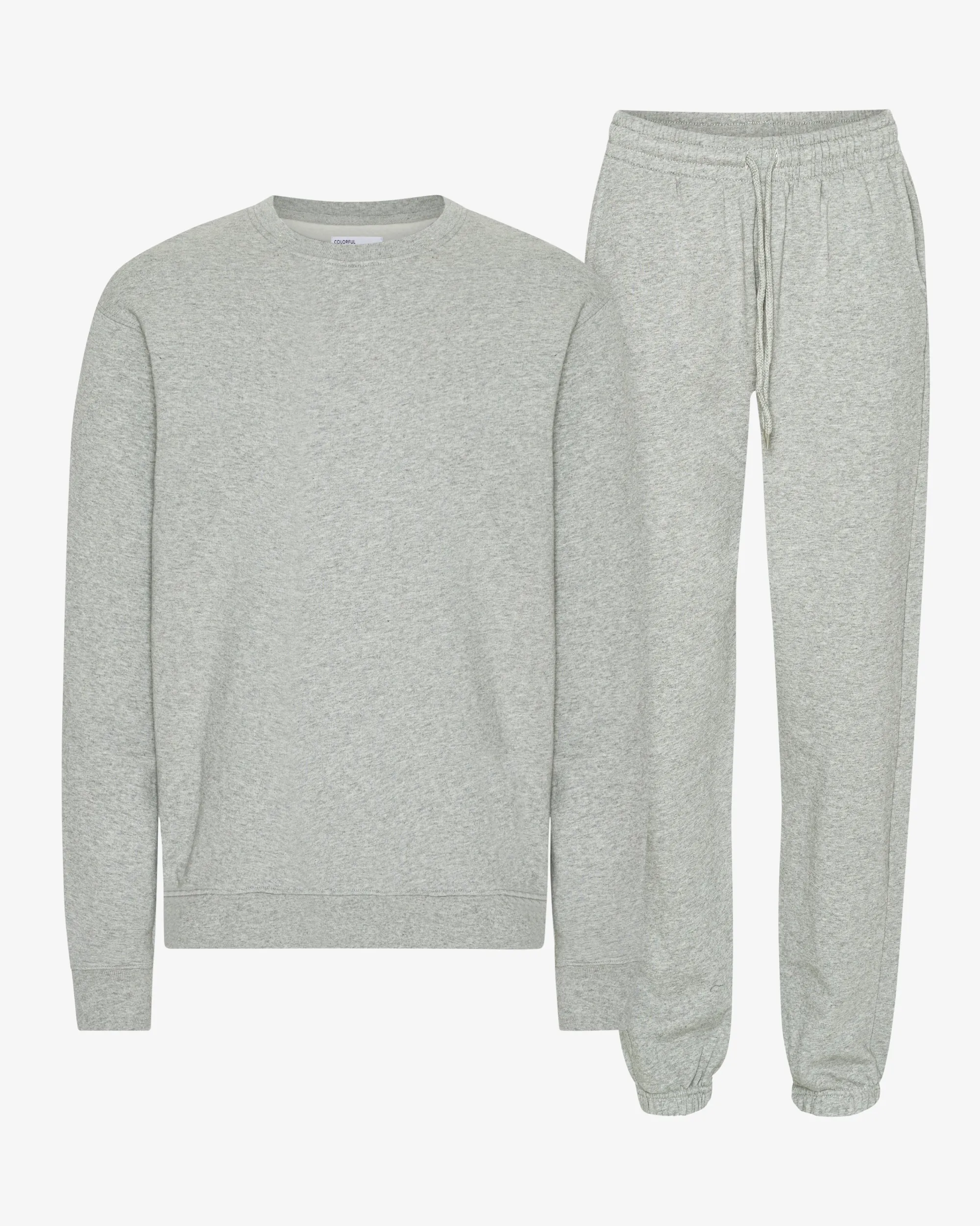 Organic Classic Sweatsuit - Heather Grey