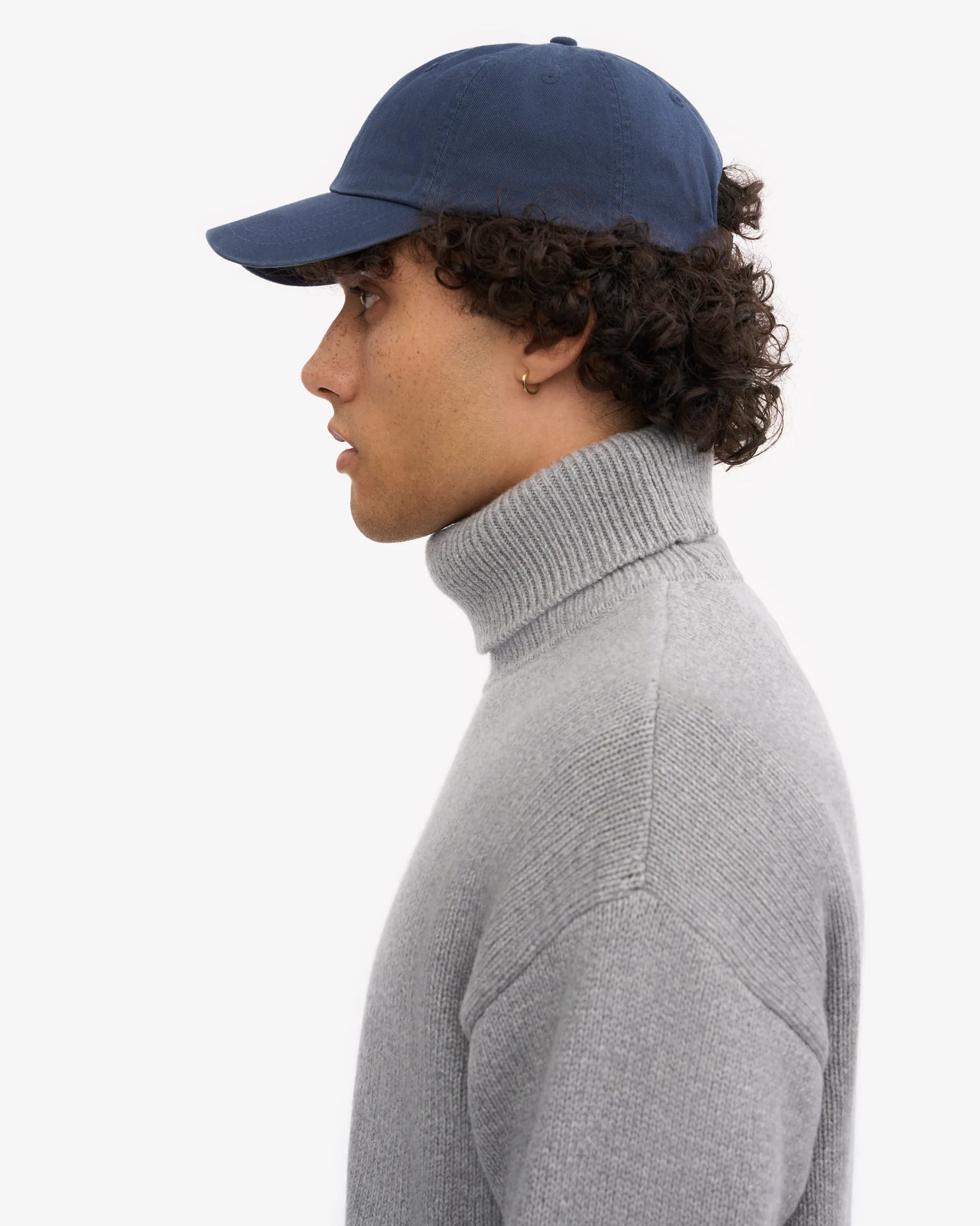 Organic Cotton Cap - Petrol Blue