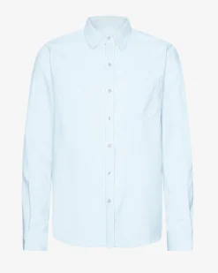 Organic Flannel Shirt - Polar Blue