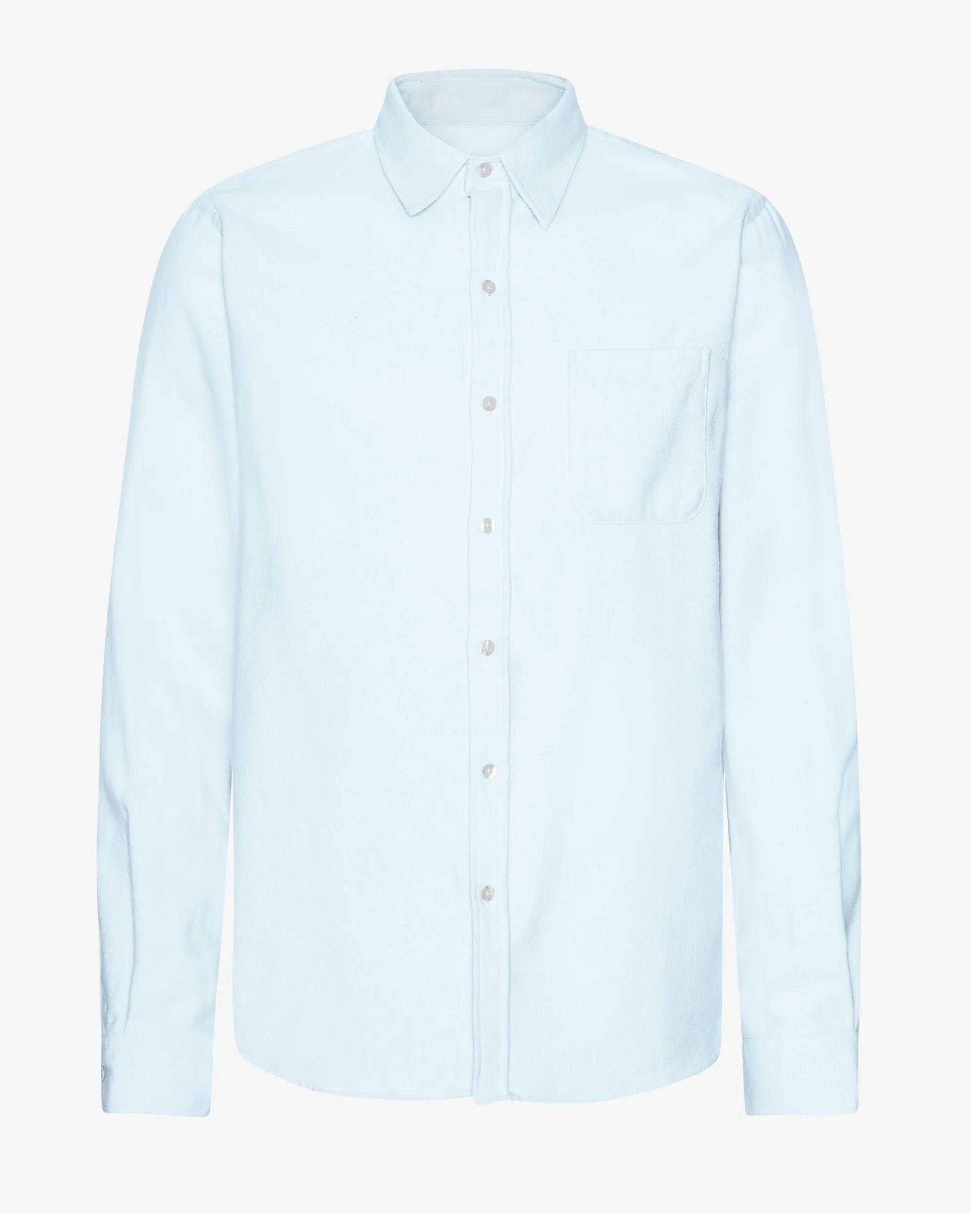 Organic Flannel Shirt - Polar Blue