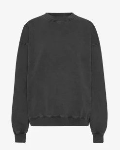 Organic Oversized Crew - Faded Black