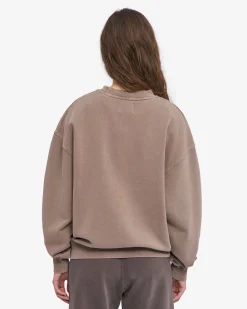 Organic Oversized Crew - Faded Khaki