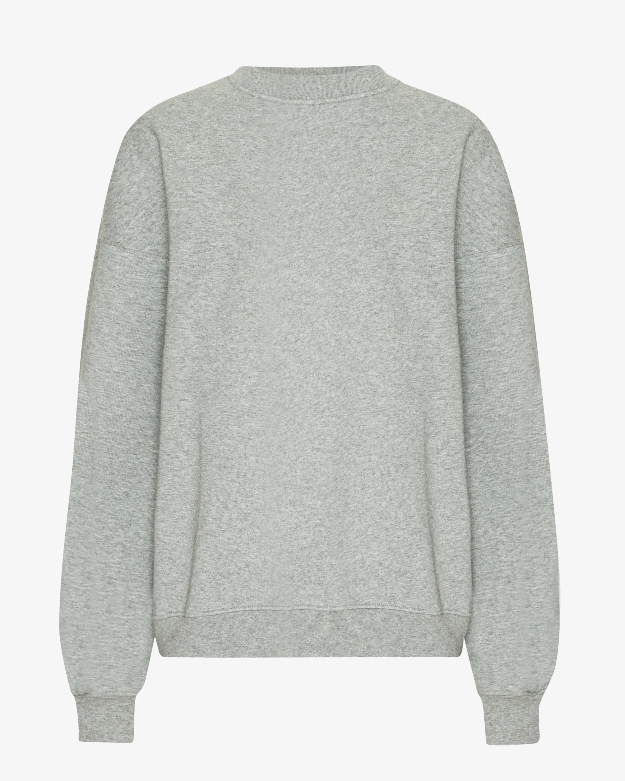 Organic Oversized Crew - Heather Grey