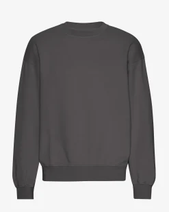 Organic Oversized Crew - Lava Grey