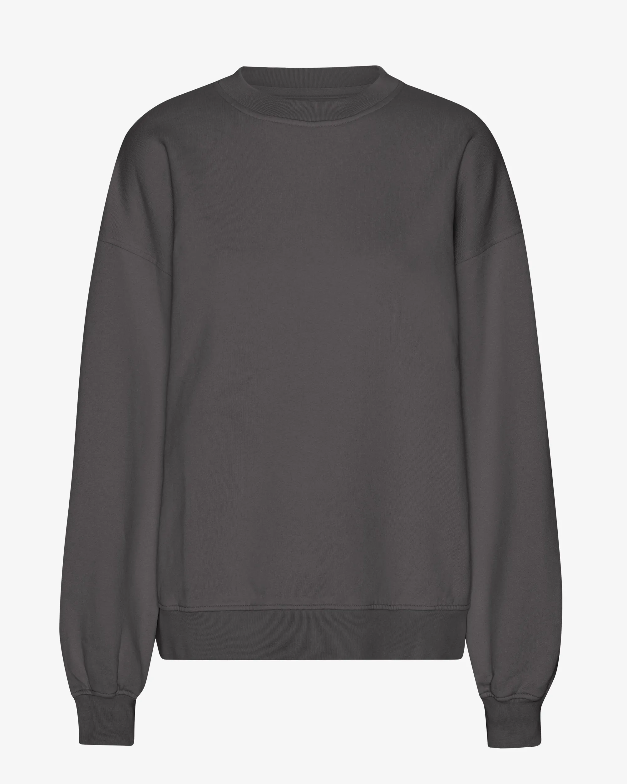 Organic Oversized Crew - Lava Grey