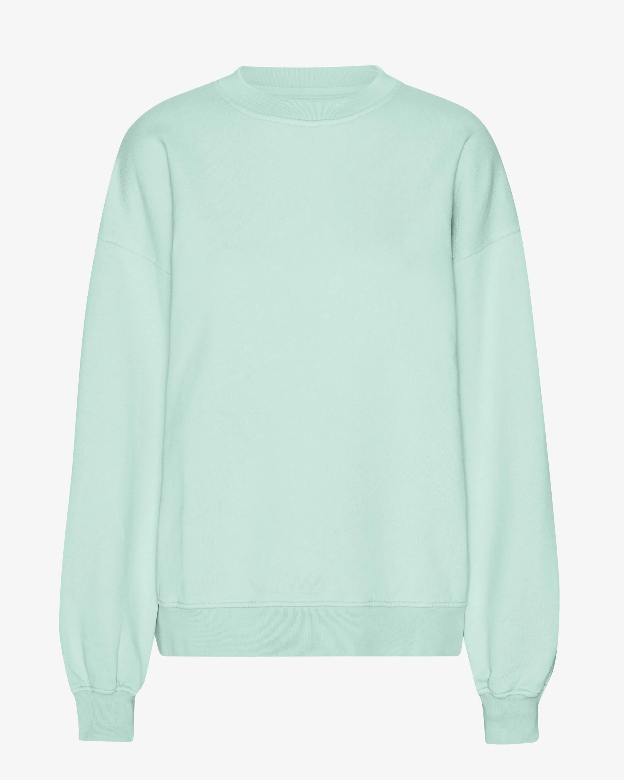 Organic Oversized Crew - Light Aqua