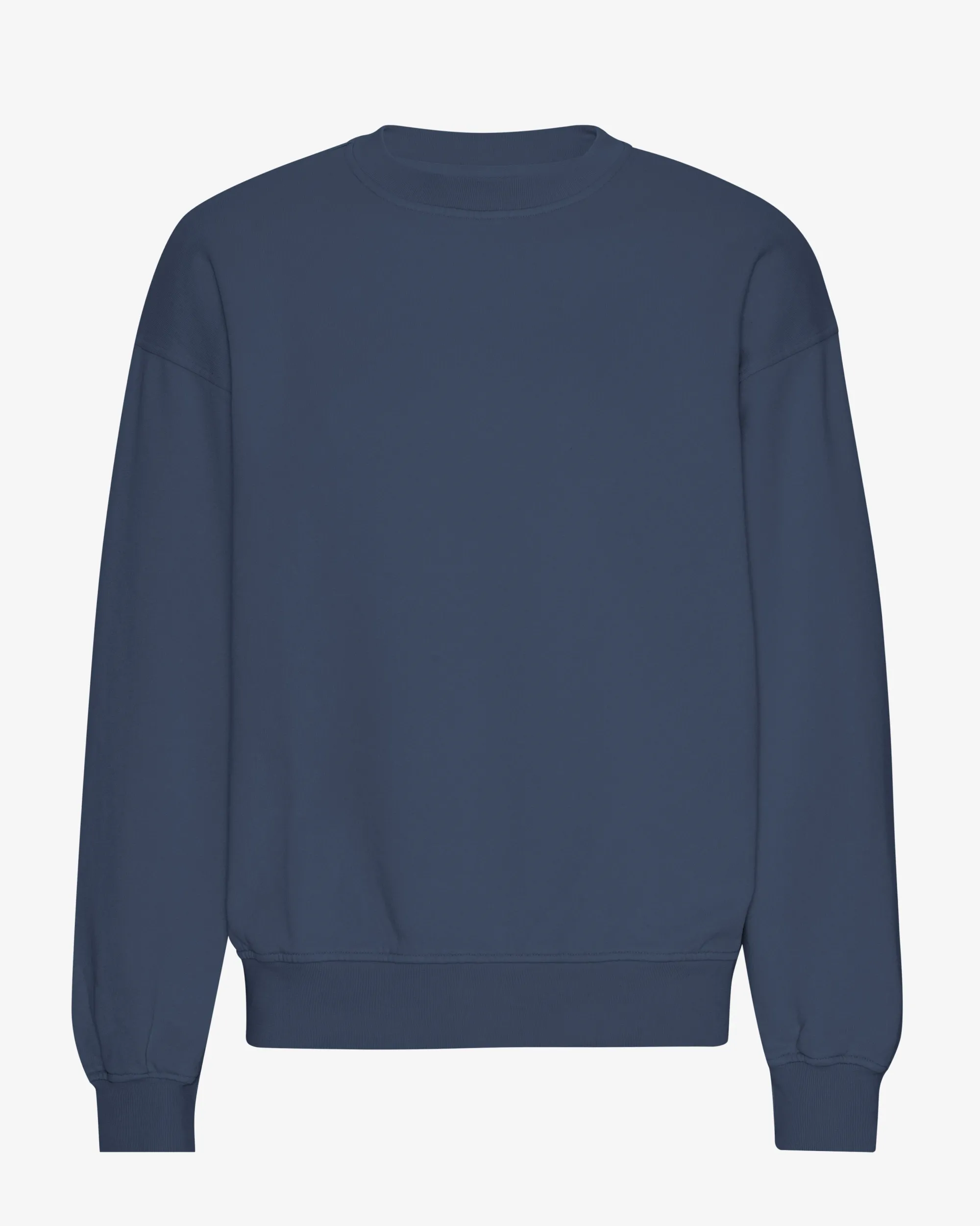 Organic Oversized Crew - Petrol Blue
