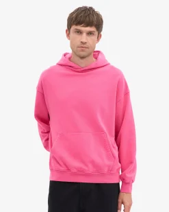Organic Oversized Hood - Bubblegum Pink