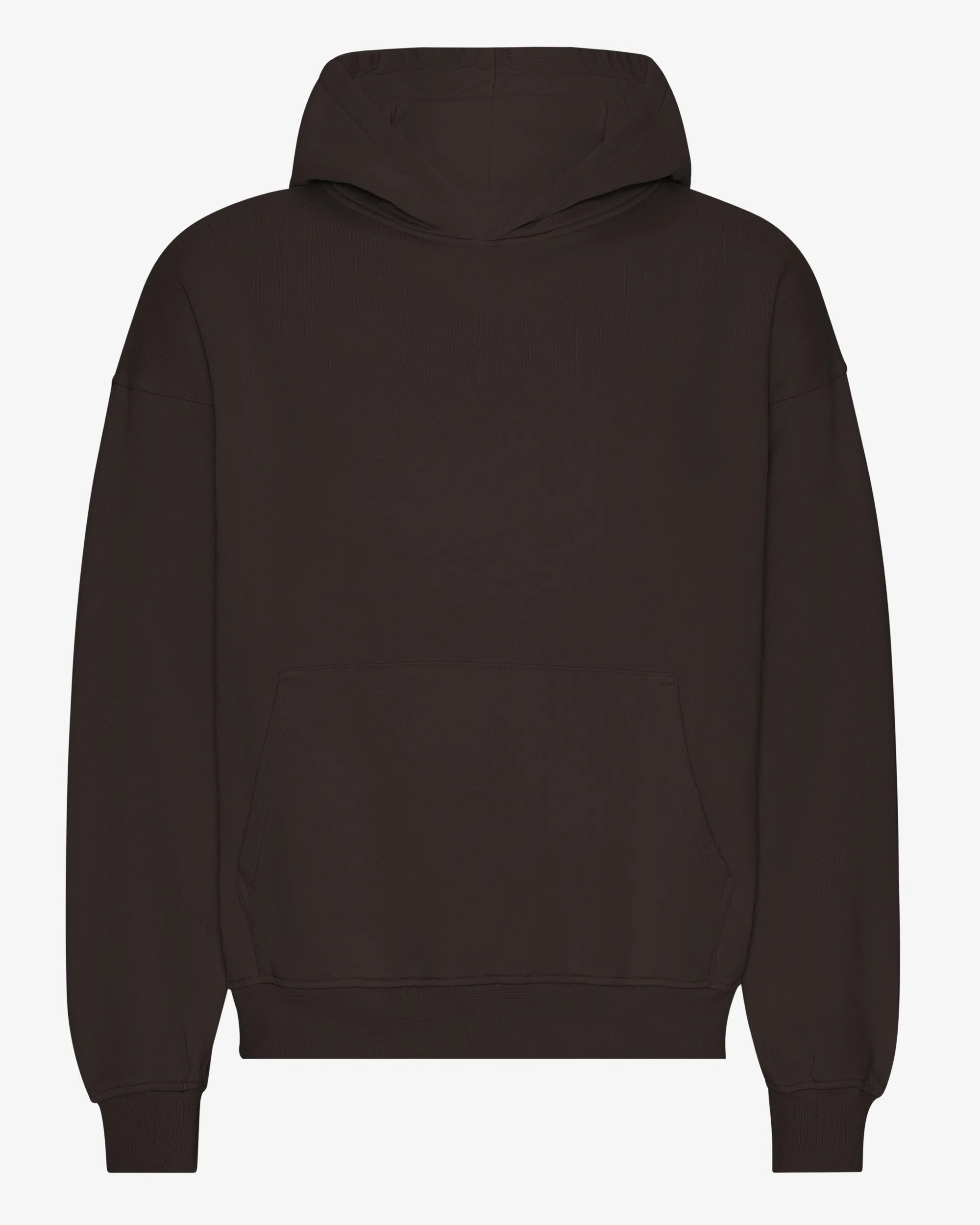 Organic Oversized Hood - Coffee Brown