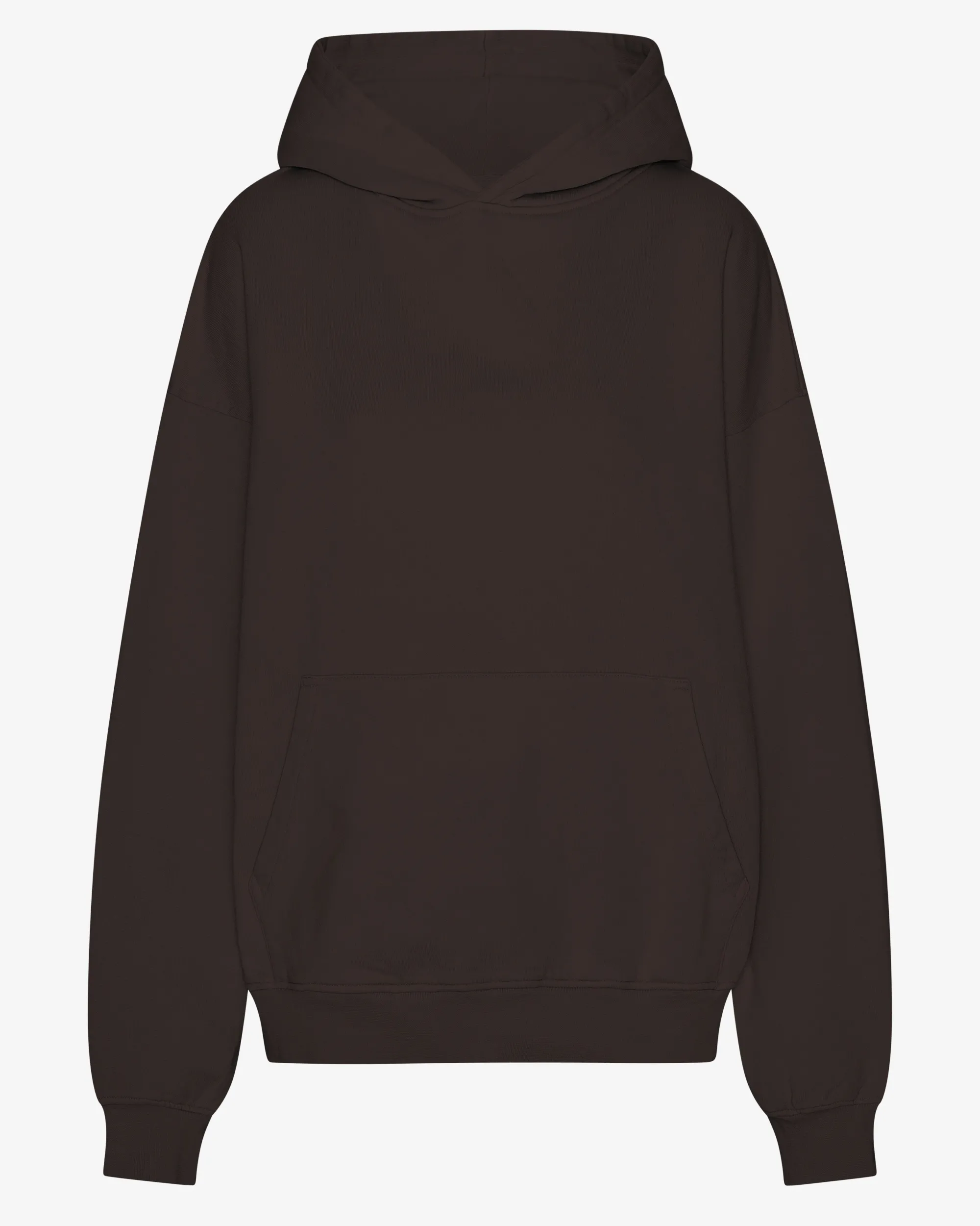 Organic Oversized Hood - Coffee Brown