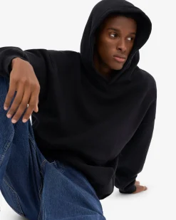 Organic Oversized Hood - Deep Black