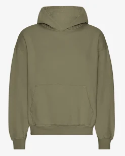 Organic Oversized Hood - Dusty Olive