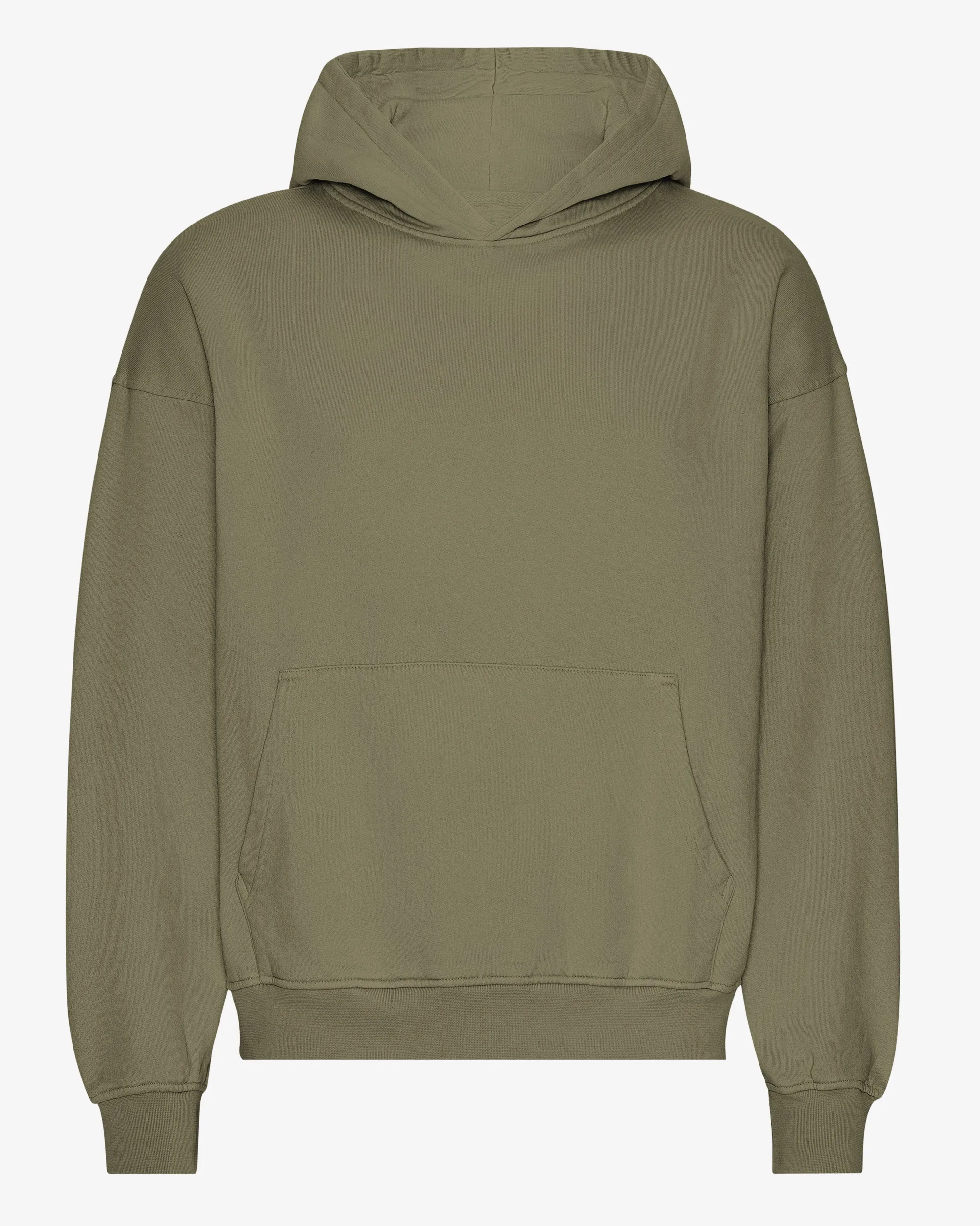 Organic Oversized Hood - Dusty Olive