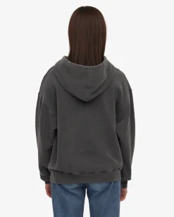 Organic Oversized Hood - Faded Black
