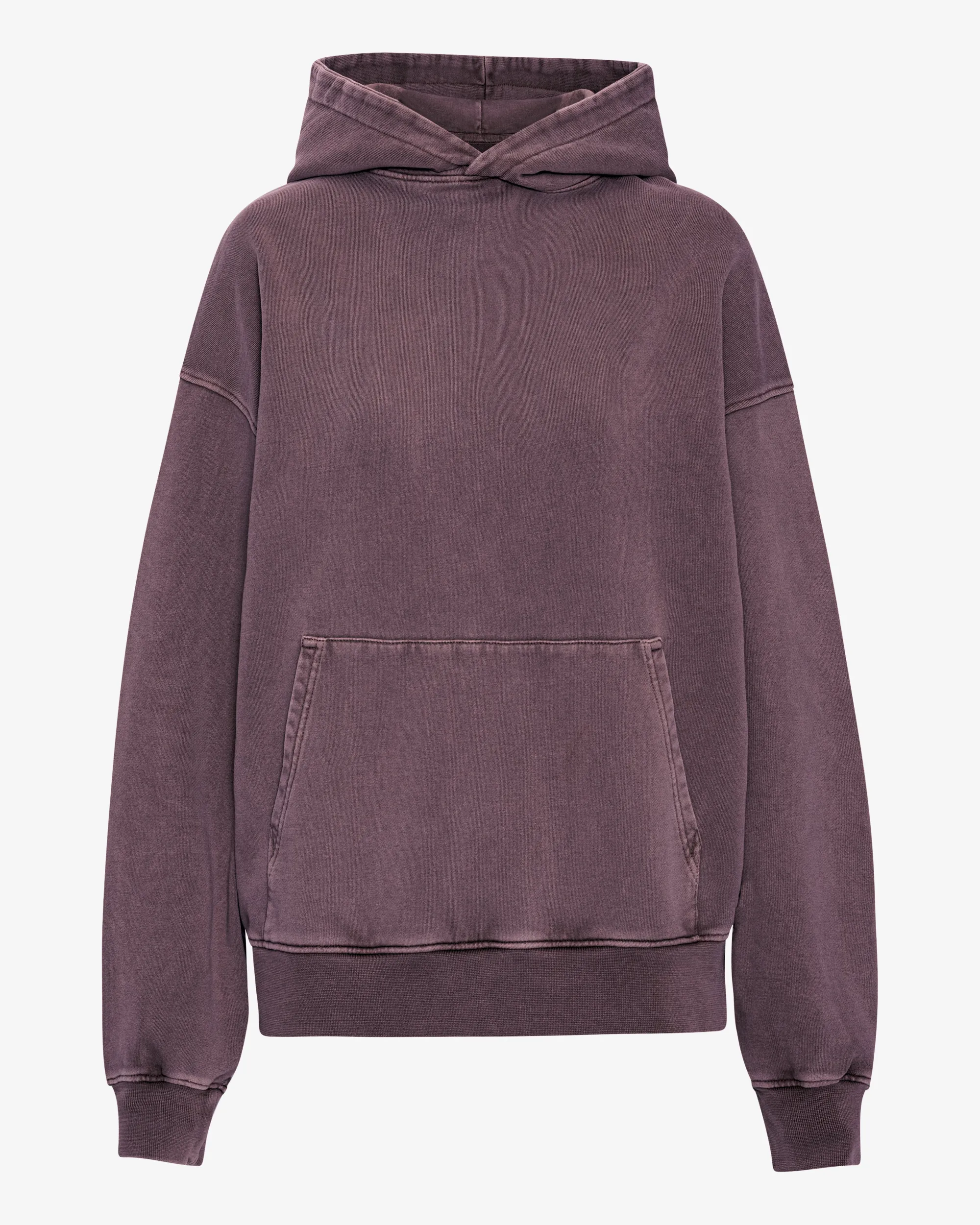 Organic Oversized Hood - Faded Grape