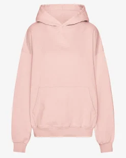 Organic Oversized Hood - Faded Pink