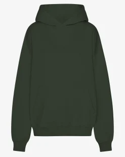 Organic Oversized Hood - Hunter Green