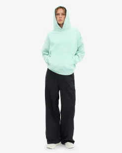 Organic Oversized Hood - Light Aqua