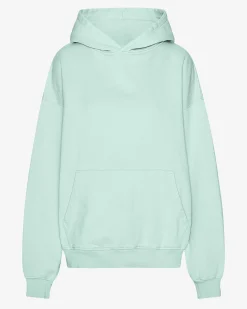 Organic Oversized Hood - Light Aqua