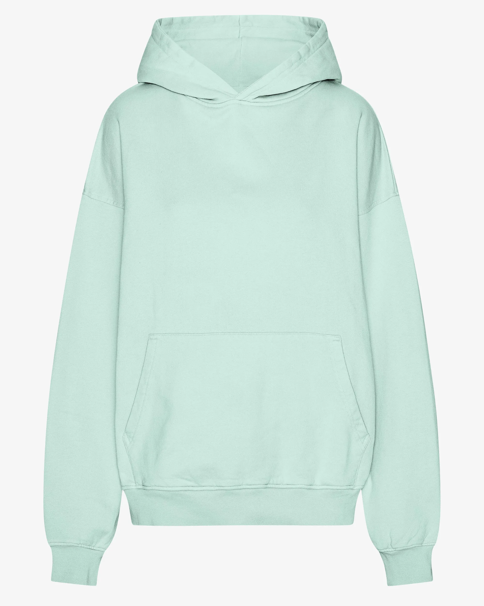 Organic Oversized Hood - Light Aqua
