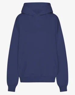 Organic Oversized Hood - Marine Blue