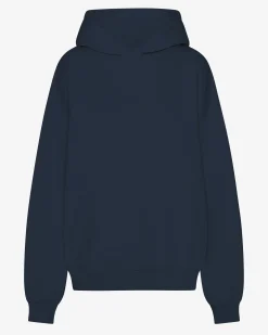 Organic Oversized Hood - Navy Blue
