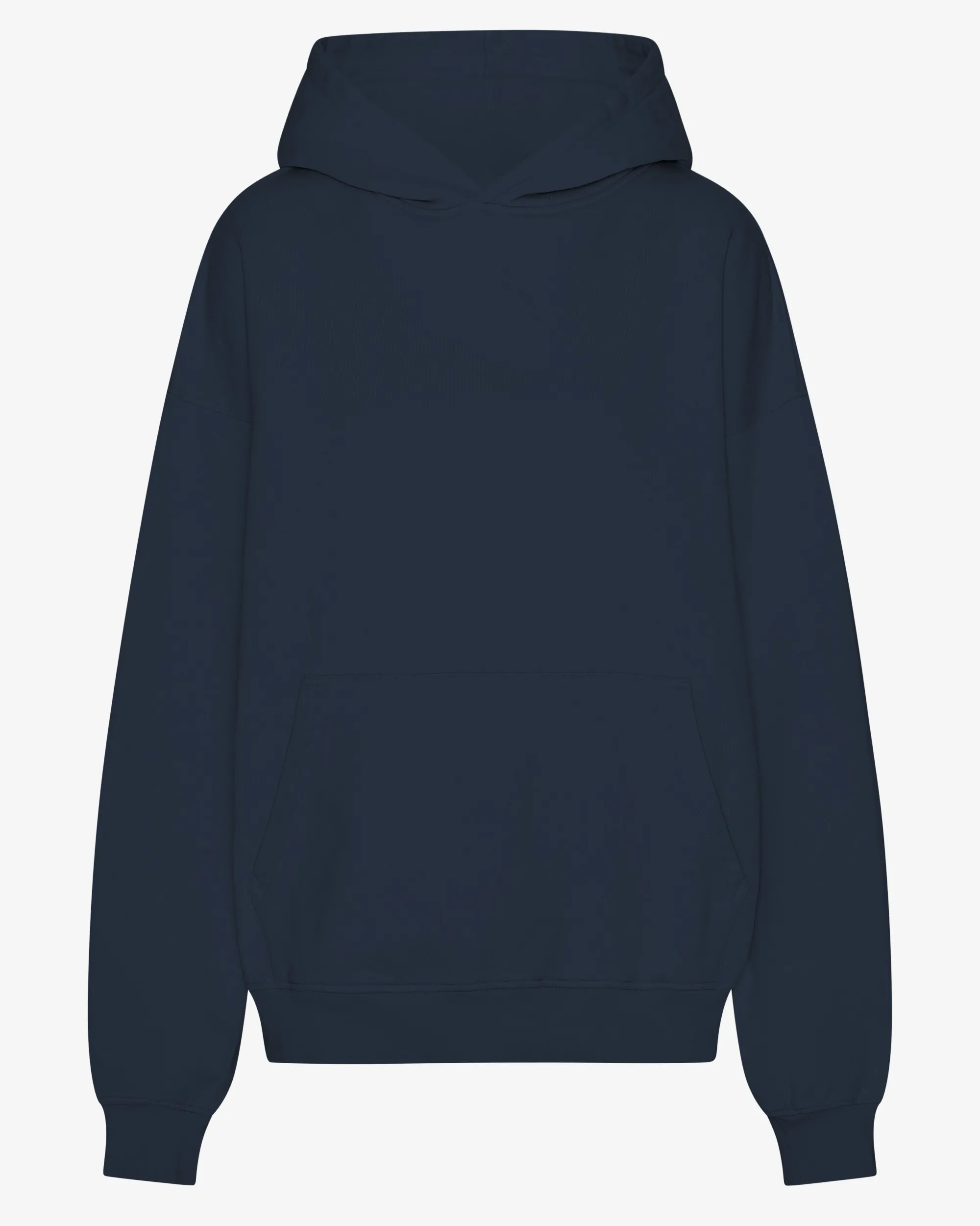 Organic Oversized Hood - Navy Blue