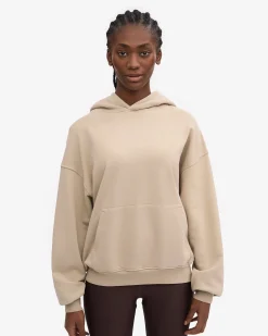 Organic Oversized Hood - Oyster Grey