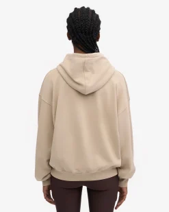 Organic Oversized Hood - Oyster Grey
