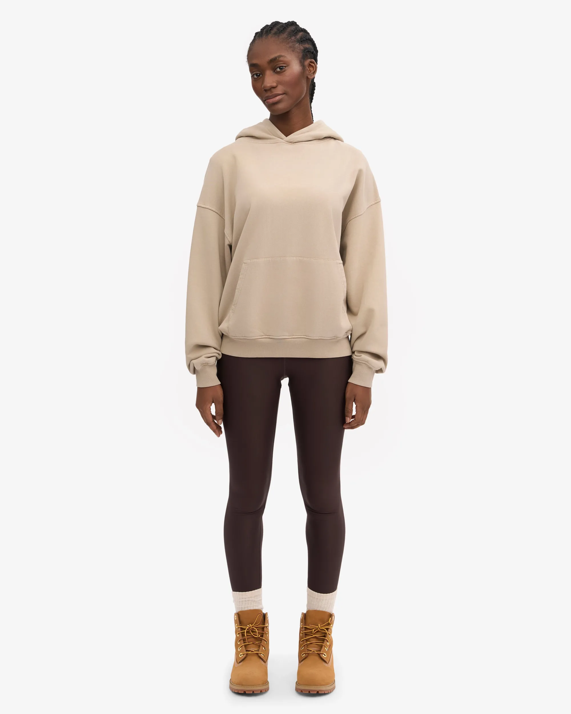 Organic Oversized Hood - Oyster Grey
